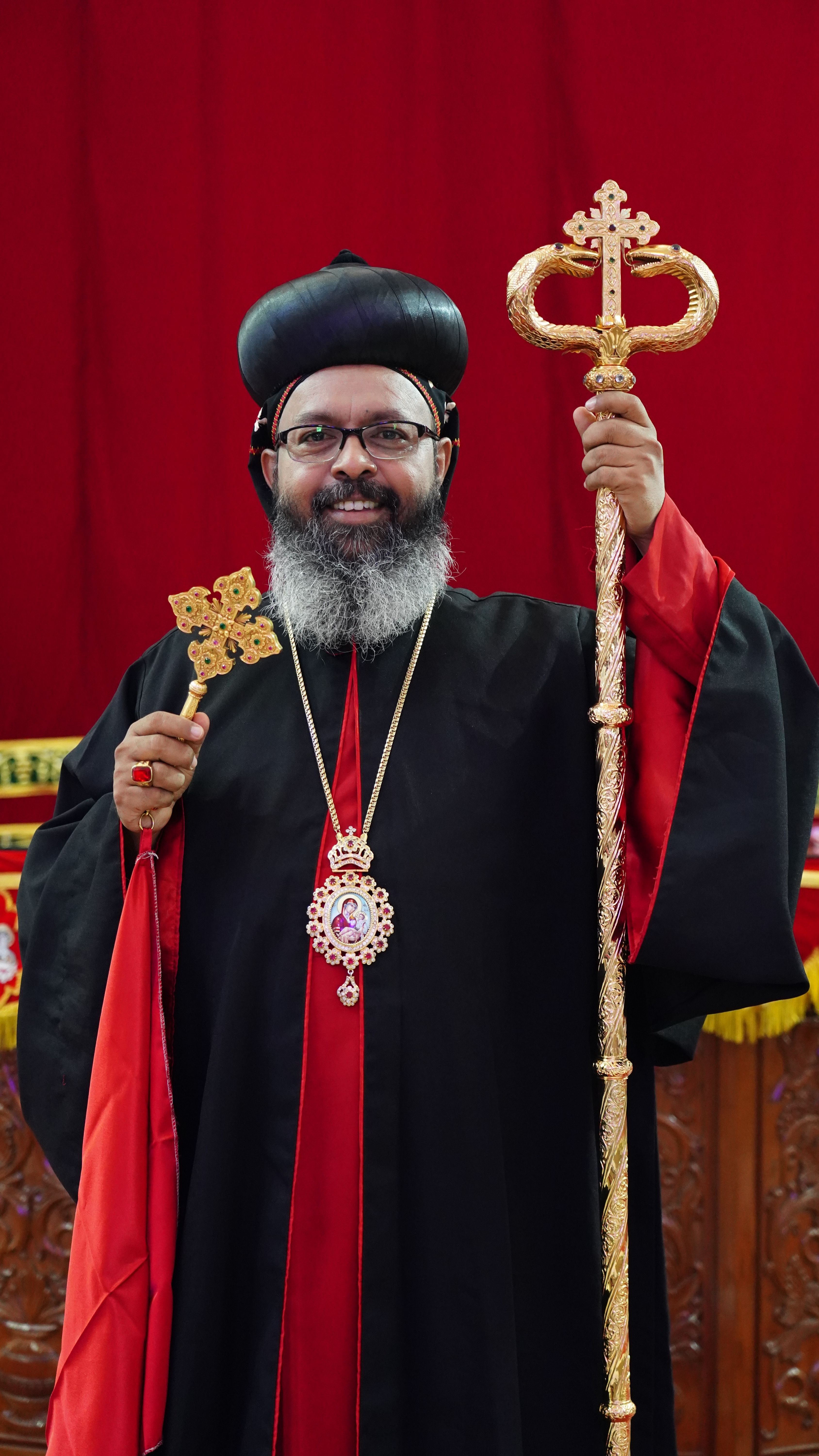 Official portrait of H.G. Dr. Zacharias Mar Aprem