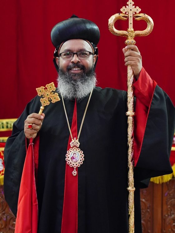 Official portrait of H.G. Dr. Zacharias Mar Aprem
